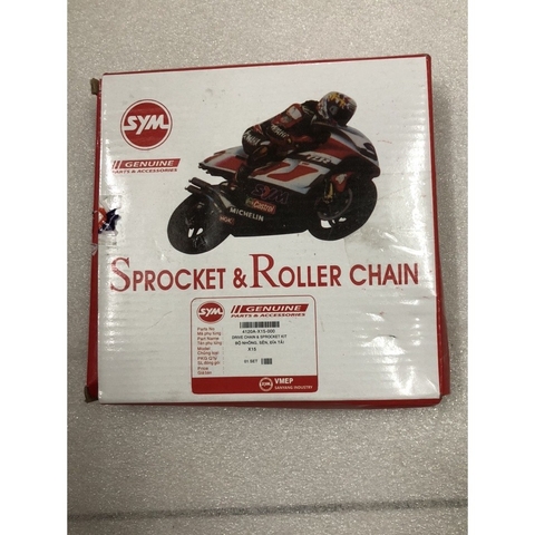 Nhông sên dĩa xe Angel 80cc [Chính hãng SYM]