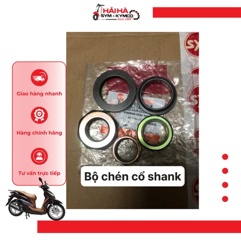 Bộ chén cổ xe Shark 125cc/ 170cc + Bi cổ [Chính hãng SYM]