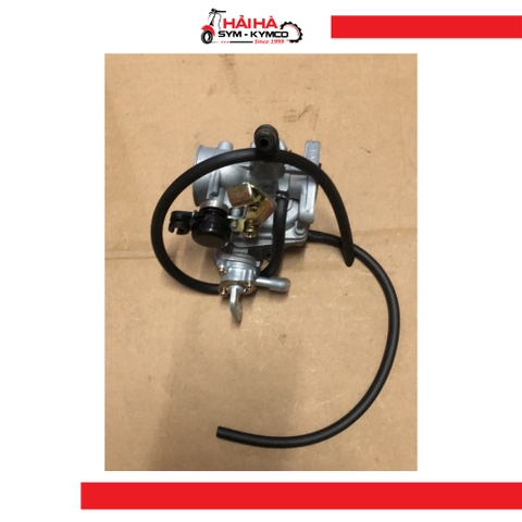 Bình xăng con/ Bộ chế hòa khí xe Elegant 50cc mã SE1 [Chính hãng SYM]