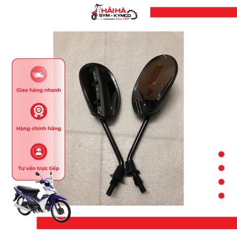 Kiếng hậu xe EZ, Elegant 50cc/100cc, mã VD3 [Chính hãng SYM]