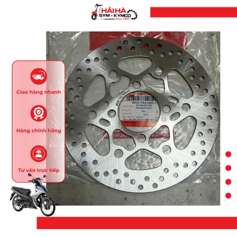 Đĩa thắng trước xe Galaxy mã VBA/ VB4 [Chính hãng SYM]
