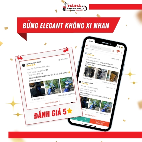Bửng xe Elegant mã SAF KHÔNG XI NHAN [Chính hãng SYM]