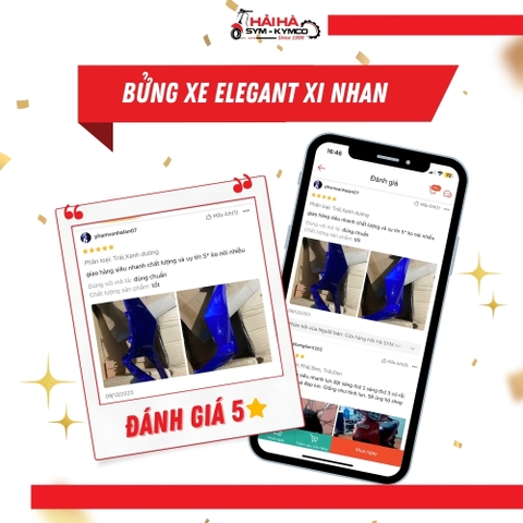 Bửng xe Elegant xi nhan dưới bửng mã SD8 [Chính hãng SYM]