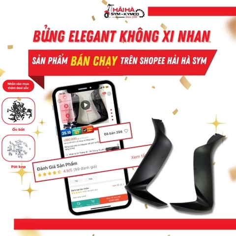 Bửng xe Elegant mã SAF KHÔNG XI NHAN [Chính hãng SYM]