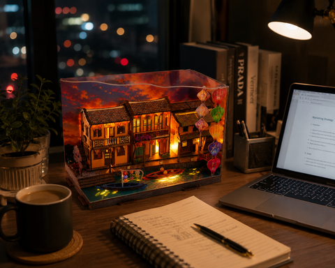 Mô hình DIY Phố Cổ Hội An – Xu hướng quà tặng văn hóa dành cho cửa hàng lưu niệm và Gift Shop