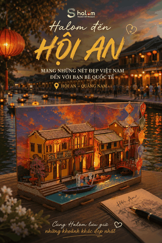 Shalom Wood tham gia Tuần lễ Sáng tạo Hội An 2026 cùng thương hiệu Halom