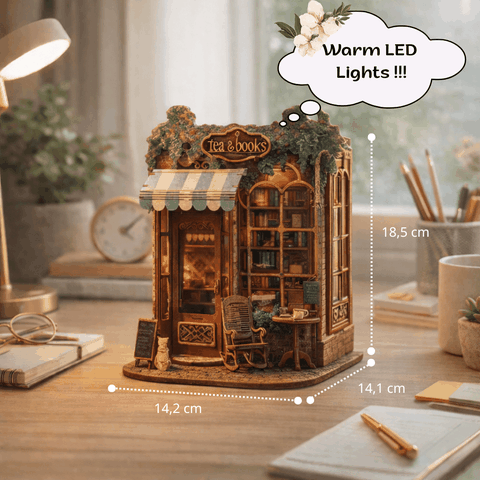 Tea Books – A Relaxation-Themed DIY Decor Model for Retail