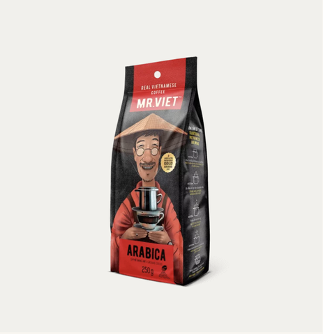 MR.VIET Arabica - Cà Phê Rang Xay Túi 250g