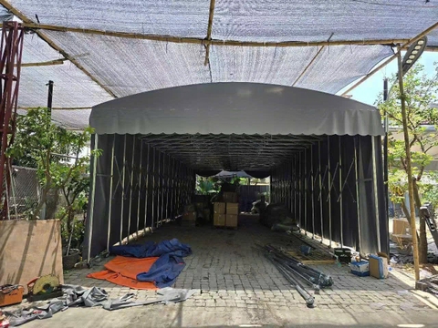 Nhà Bạt, Nhà Rạp Dẫn Lối (Thi Công)