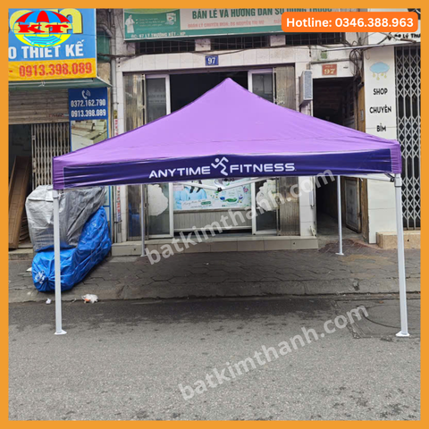 Nhà Bạt Di Động Gấp Gọn Màu Tím
