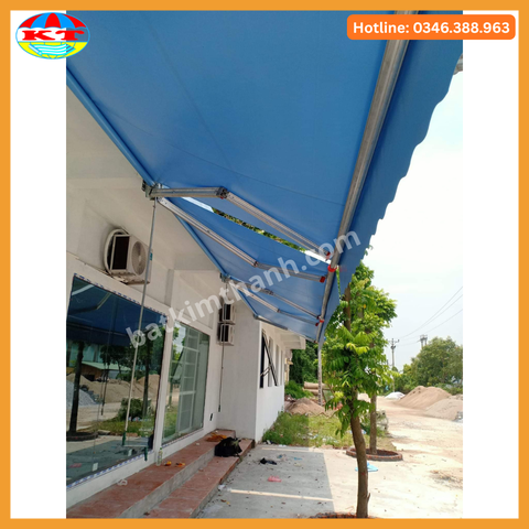 Thi Công Bạt Mái Hiên Có Càng Đua Tại Hải Phòng
