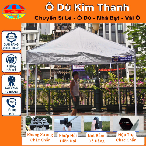 Nhà Bạt Mái Trắng Ghi Bằng Bạt Tú Phương