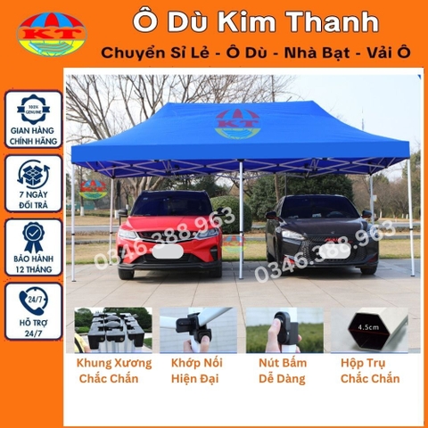 Nhà Bạt Gấp Gọn 3M x 4,5M
