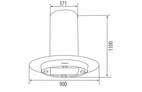 Máy hút mùi độc lập Canzy CZ-890G - Malaysia