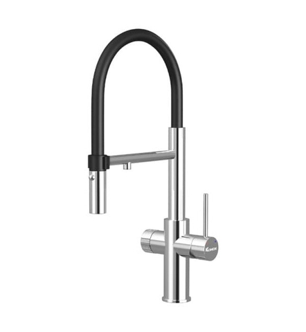 Vòi rửa bát Konox Combi Chrome - Thân mềm 3 đường nước