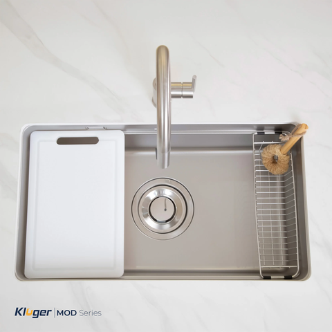 Chậu rửa bát Kluger KU7844FS Plus – Inox 304, Nano Ceramic cao cấp