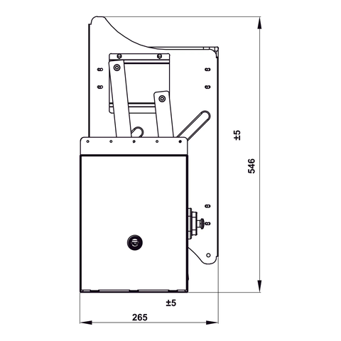 Phụ kiện rổ nâng hạ Hafele ORIA 504.71.073 | Kích thước 600mm