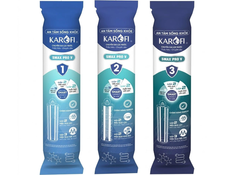 Bộ Lõi Lọc Thô Karofi Smax Pro V 1,2,3