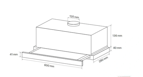 Máy hút mùi âm tủ Canzy CZ-H1060AT