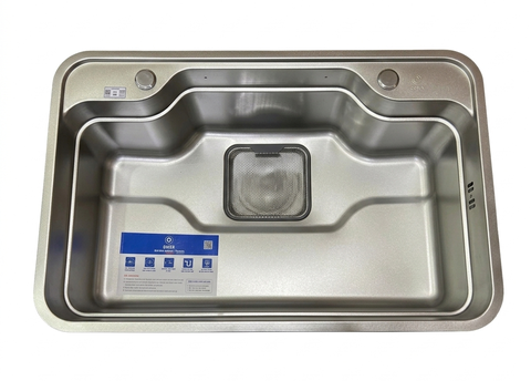 Chậu rửa bát 7848 1 hố Inox 304 - BH 10 năm