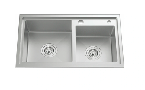 Chậu rửa bát 2 hố Nobinox Liken NL786