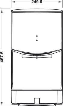 Máy sấy tay Hafele H468 983.64.003 – Sấy khô nhanh, cảm biến tự động