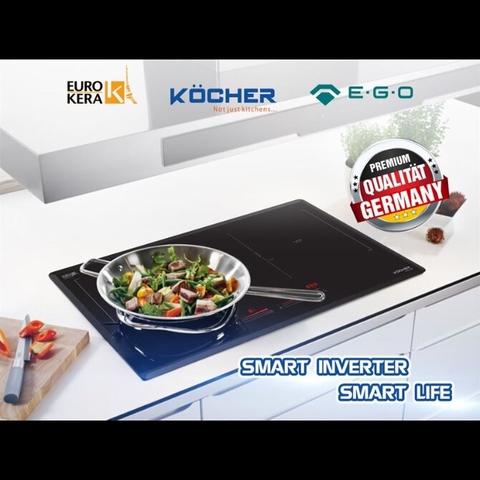 Bếp Từ Đôi Kocher DIB4-888 - Nhập Khẩu Đức, Kính Eurokera Pháp