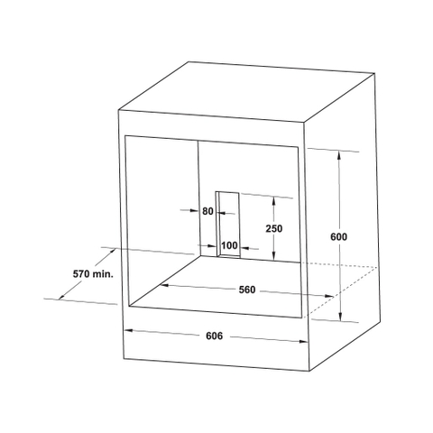 Lò nướng Hafele HO-2KT65A 538.61.441 – Âm tủ 65L