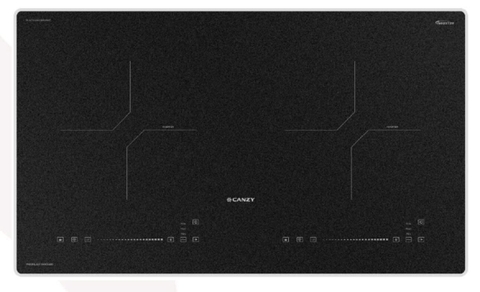Bếp từ đôi Canzy CZ-I60002D | Kính Kanger Viền Nhôm | Inverter