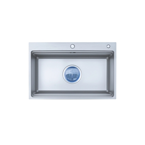 Chậu rửa bát 1 hố Nobinox LIRA NJ560D - Bề mặt Linen chống xước