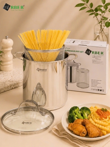 Nồi chiên ngập dầu AN-03VH Arber kèm giỏ inox