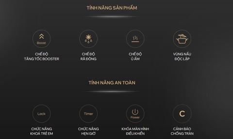 Bếp Từ Kocher X-Nano 8 Plus nhập Đức, Kính Pháp tinh thể Nano Chống Xước