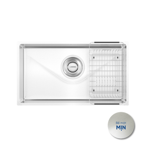 Chậu Rửa Bát Tari 800SM Phong Cách Nhật – Inox SUS304 Bề Mặt Mịn, Phủ Crom chống trầy