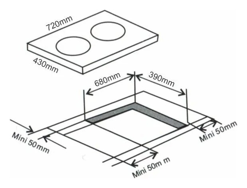Bếp điện từ Arber AB408B hỗn hợp