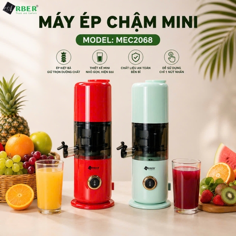 Máy Ép Chậm Mini Arber MEC2068MX ( Xanh / Đỏ )