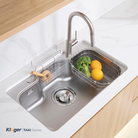 Chậu rửa bát Kluger KT8050SL Plus - INOX 304 Super Linen