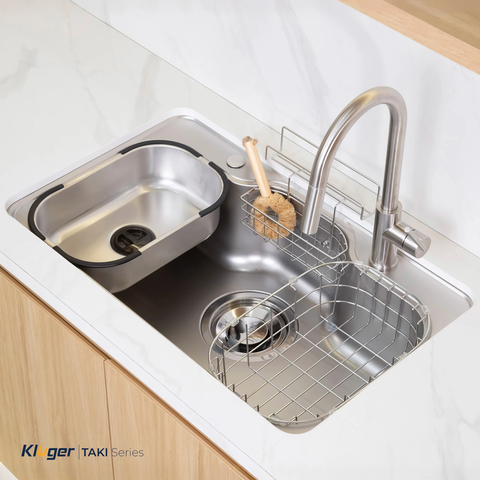 Chậu rửa bát Kluger KT8050SL Plus - INOX 304 Super Linen