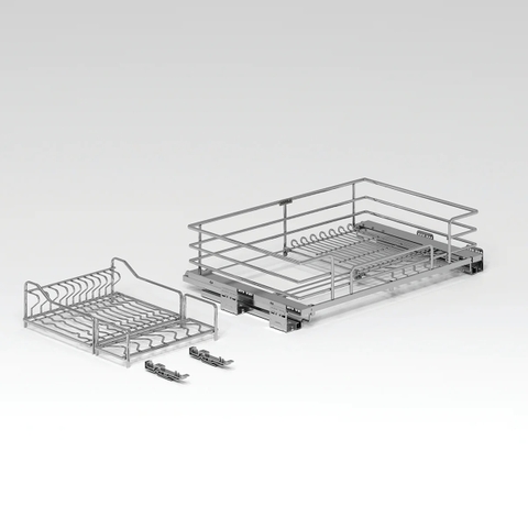 Rổ bát đĩa Hafele KASON FLEX 549.04.046 | Inox 304 Nan Ovan (800mm)