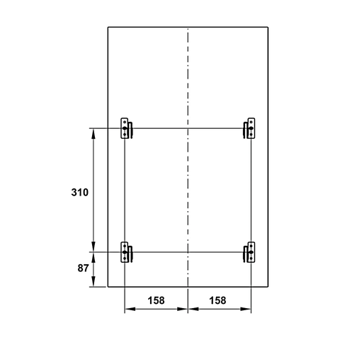Thùng rác gắn cánh Hafele Viola 503.48.505 - 2x20L - Ray giảm chấn