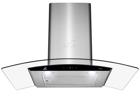 Máy Hút Mùi Bauer BCN70PTB - Kính cong Inox cao cấp