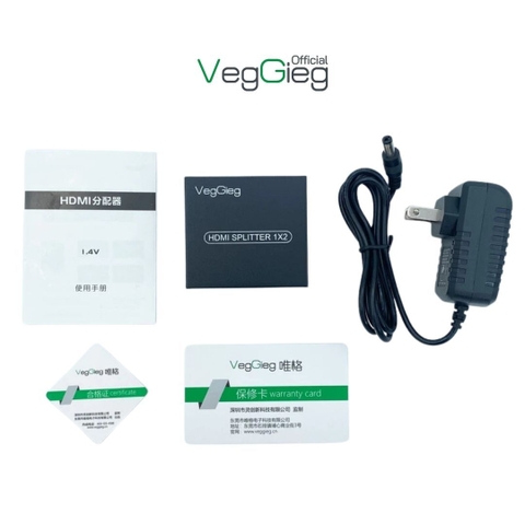 Bộ chia HDMI 1 ra 2 V-HD06 Veggieg