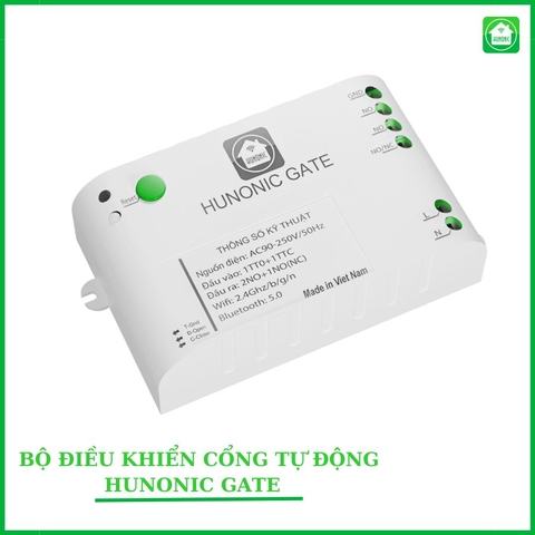 Bộ điều khiển cổng tự động Wifi HUNONIC GATE| Điều khiển cổng tự động từ xa qua điện thoại