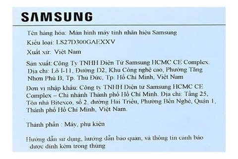 Màn hình Samsung S3 S30GD LS27D300GAEXXV 27 inch FHD/IPS/100Hz/5ms