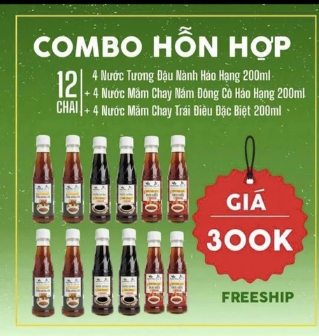 Chay Thanh Mộc - AChan Combo Hỗn Hợp