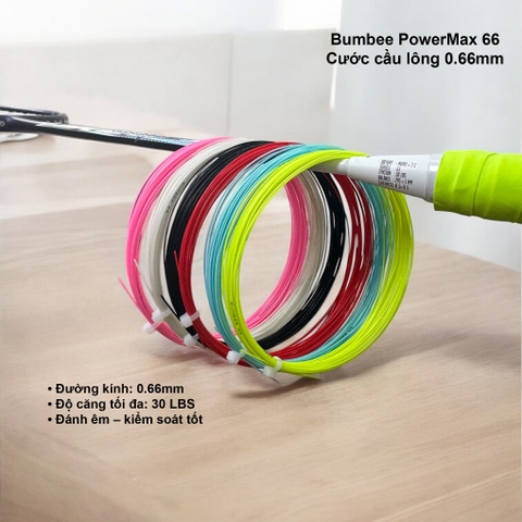 Cước vợt Bumbee PowerMax 0.66mm