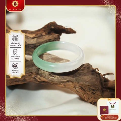 Vòng Kiềng Đá Quartzite Trắng – Dòng Đá Thanh Lọc Năng Lượng Mang Lại Bình An May Mắn TATINA GEMS (Tặng Bộ Hộp Đựng Sang Trọng)