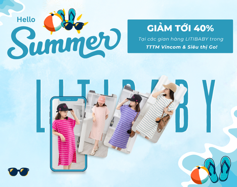 Thời Tiết Nóng Lên – Mặc Gì Cho Bé Đi Biển? Gợi Ý Outfit Hè LITIBABY