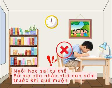 Con ngồi học sai tư thế mỗi ngày: Đừng để đến khi phát hiện thì đã quá muộn!