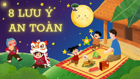 8 lưu ý an toàn khi cho bé đi xem múa lân, rước đèn