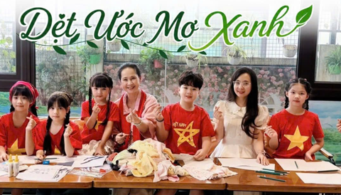 Không chỉ dệt may nên quần áo, LITIBABY đang cùng trẻ em dệt những giấc mơ xanh